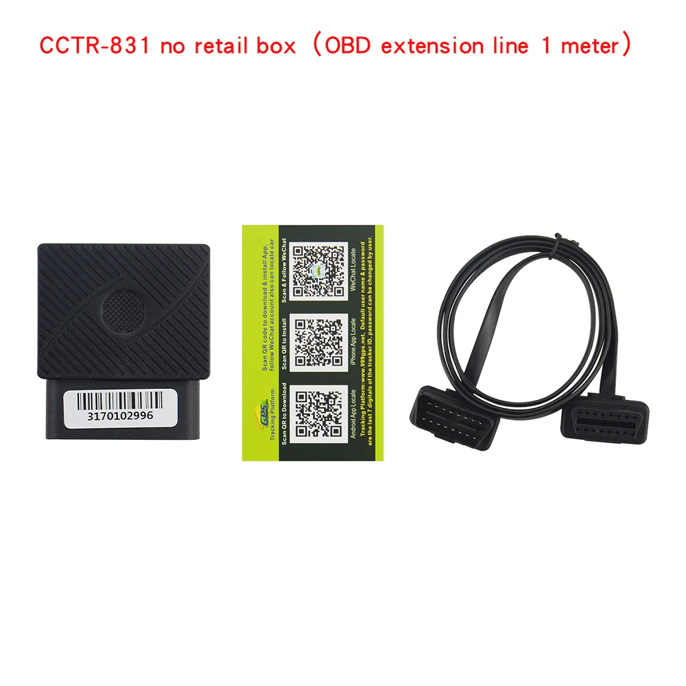 Умное устройство слежения устройство для автомобиля Plug and Play OBD II gps трекер CCTR-831 gps система слежения для движения и ударов автомобиля
