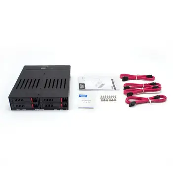 

HE-2006 4x2.5" Slots SATA Internal Rack Hard Drive Case HDD SSD Enclosure Cover