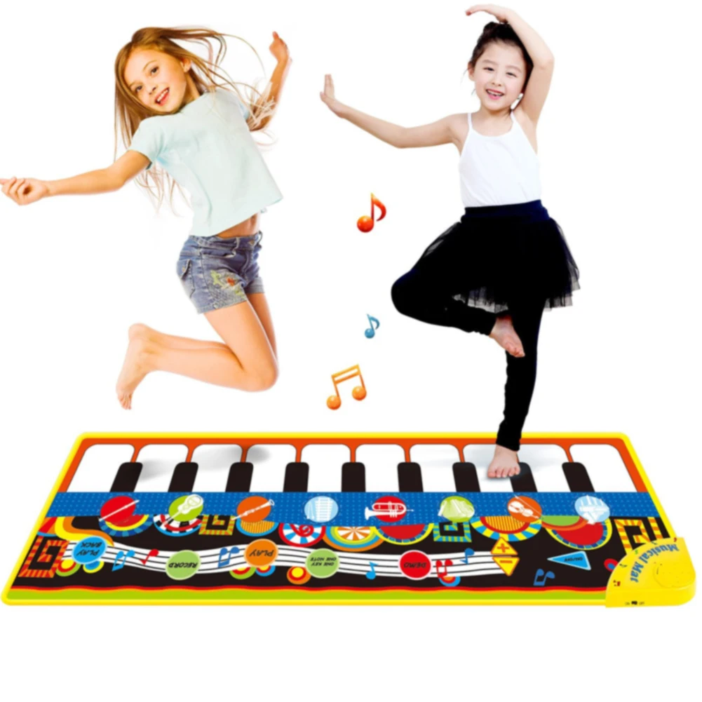 

Musical Carpet Keyboard Singing Educational Childrens Gift Piano Mat Multifunction Birthday Baby Game Early Learning Blanket