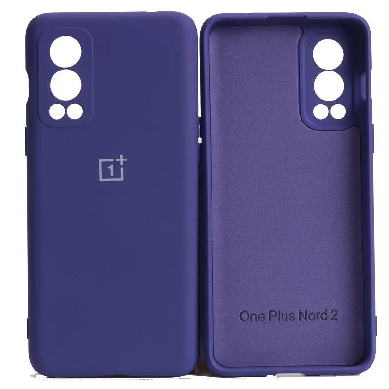 Original OnePlus Nord2 mobile phone case high-quality liquid silicone soft cover for Nord 2 CE 5G case camera protective cell phone belt pouch Cases & Covers