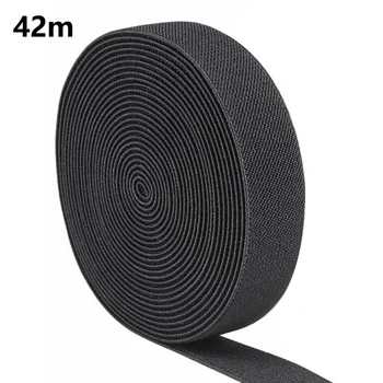 

42m/Roll 2cm Flat Elastic Bands Knit Threads Cords Headband Sewing Ropes Durable And Practical To Use