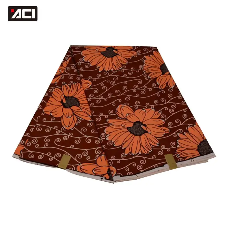 

ACI Best Selling African Wax Prints Fabric 6 Yards Ankara Nigeria Wax Tissu Africain Batik Wax Fabric Patchwork For Party Dress