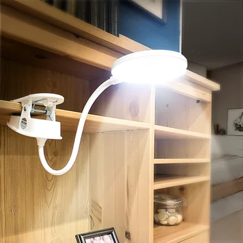 

Usb Rechargeable Eye Protection Reading Lamp Led Creative Clip Bedroom Children Learn to Touch Small Desk Lamp