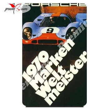 

Fridge magnet souvenir Porsche Репринт винтажного постера