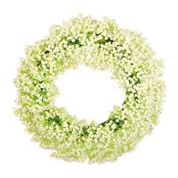 

Artificial Star Wreath Decorative Home Wall Artificial Baby's Breath Garland Wedding Prop Decoration