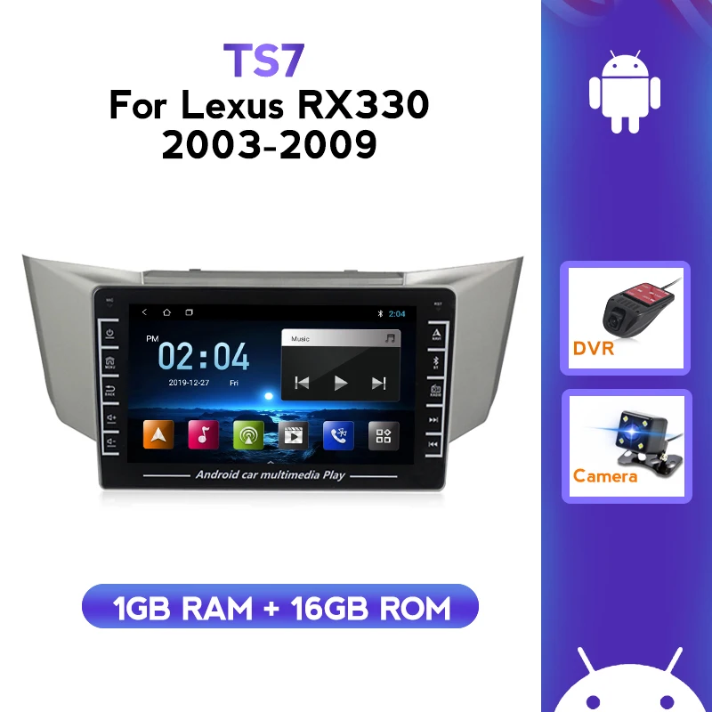 2Din Android IPS Car Radio multimedia Video Player For Lexus RX300