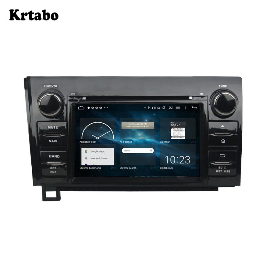For TOYOTA Sequoia /Tundra 2010-2012 smart car navigation reversing image control screen one machine recorder support DVD