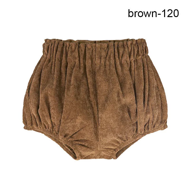 brown 120 Детские вельветовые штаны для новорожденных, Короткие трусы подгузники, распродажа - Цвет: brown 120