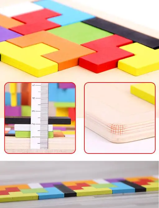 3D деревянные пазлы, пазлы, настольные игрушки, Tangram, головоломка, детская Геометрическая головоломка, игрушки, игра, развивающая детская игрушка, подарок ZXH