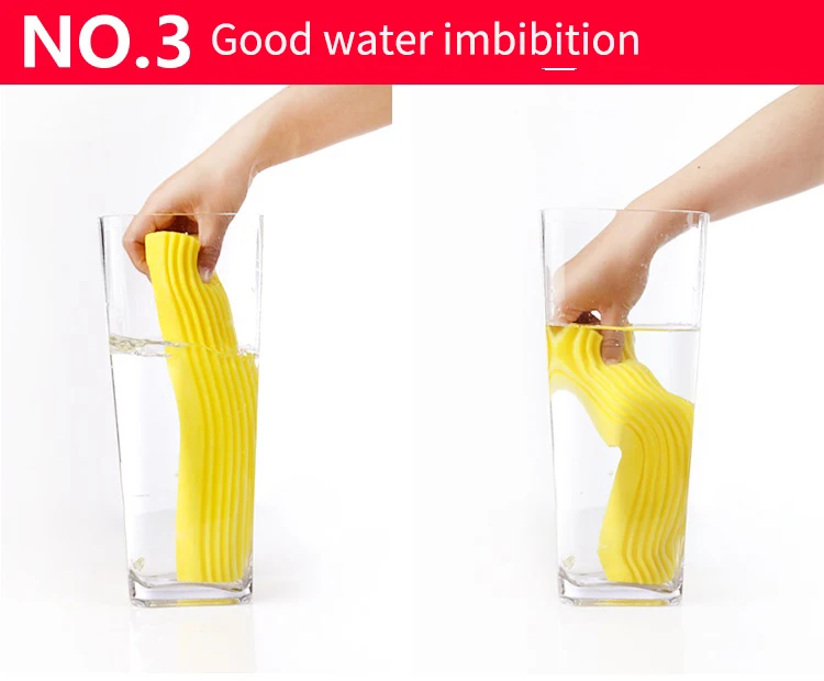 Good luck to sponge mop stainless steel folding sponge absorbent mop cotton towel mop free hand wash