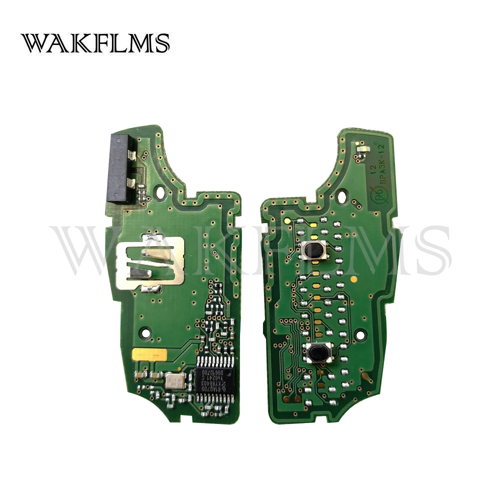 TWB1G766 Upgrade DIY Original Shell Flip Remote Key Fob PCF7961A 433MHz ID46 For 2014 2015 2016 2017 Nissan Micra Note