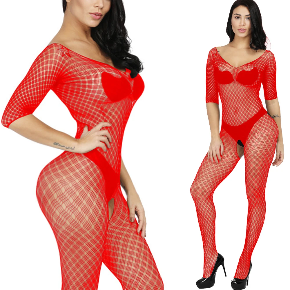 Пикантные Мёд гребень ажурные стринги Нижнее белье Комбинезон Babydoll Для женщин