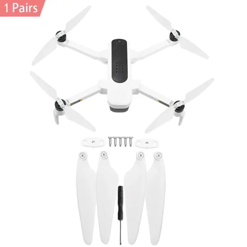 1/2/4 пары Quick Release Propeller лезвия для Hubsan Zino H117S антенна четырехосевой летательный аппарат дрона с дистанционным управлением аксессуары запасные Запчасти