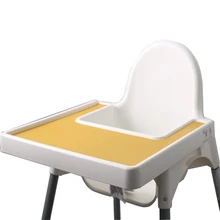 Esteira reutilizável de silicone para bebê, portátil, à prova d'água, resistente ao calor, antiderrapante, lavável