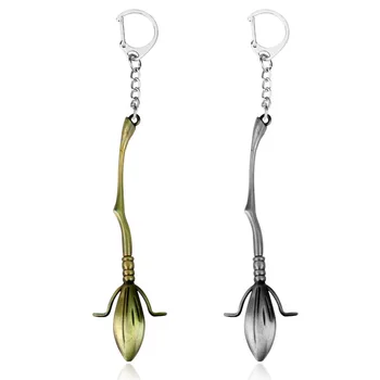 

New Movie Harri Potter Flying broom Keyring Magic broom Metal Alloy Model Keychain Fashion Souvenirs Pendant Key Ring Toys gift
