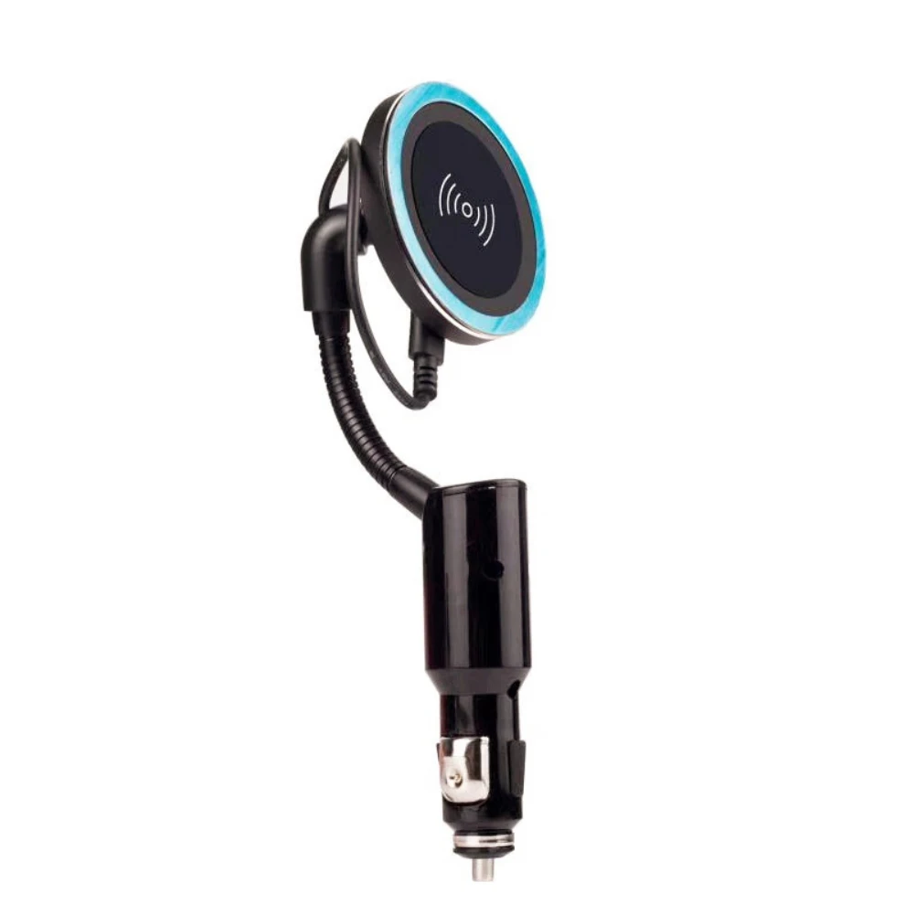 Автомобильный USB прикуриватель Qi беспроводной Держатель зарядного устройства для телефона Магнитный зарядный коврик