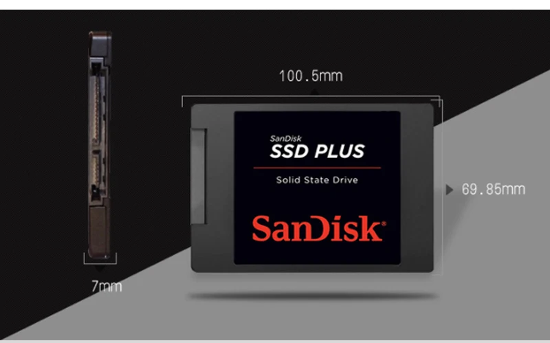 Sandisk SSD Внутренний твердотельный накопитель SATA III Plus 120GB 240GB 480GB HDD жесткий диск для ноутбука