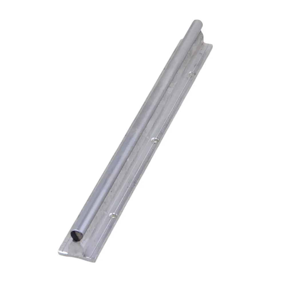

SBR10 Silver L300mm Linear Bearing Rail Guide Aluminum & Steel with 10mm Dia Shaft for CNC Machine