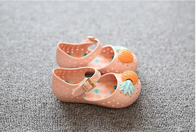 Mini Melissa/ новые оригинальные прозрачные сандалии для девочек; детские сандалии; детская пляжная обувь; нескользящая обувь для малышей