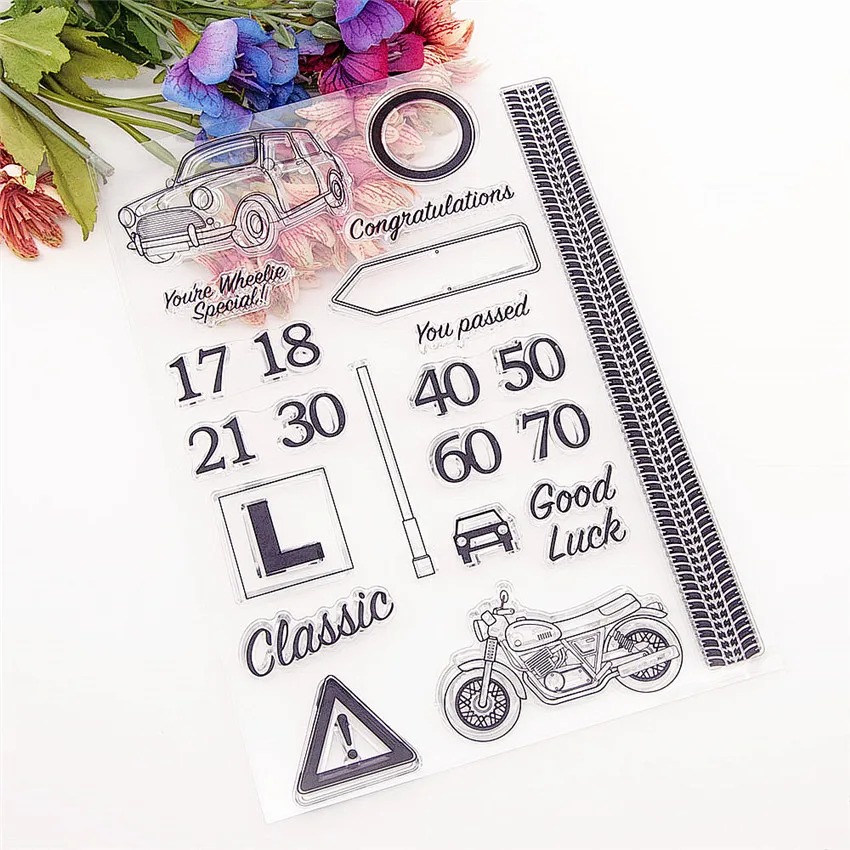 14.5*20.5CM Hot sale Street Transparent Clear Stamps / Silicone Seals Roller Stamp for DIY scrapbooking photo album/Card Making | Дом и сад