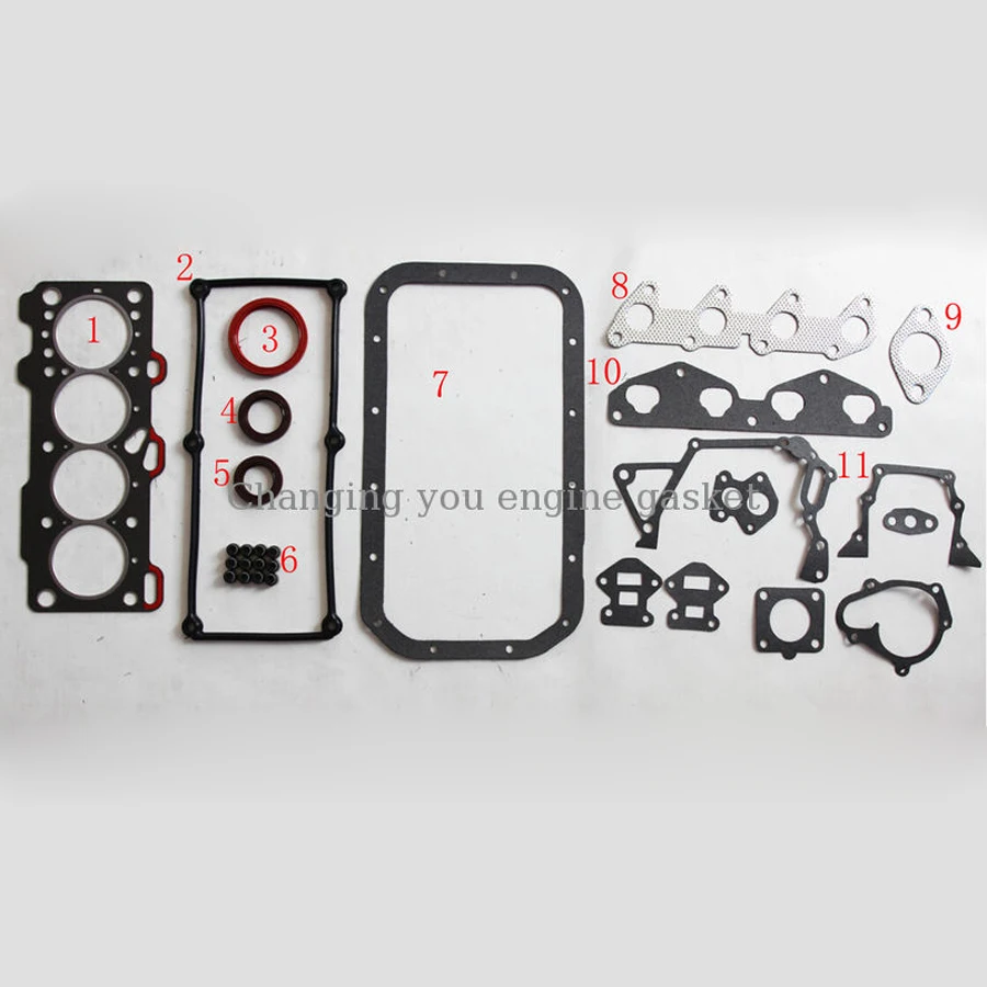 G4HC For HYUNDAI ATOS OR SANTRO Engine Parts Engine Compartment Gasket Full Set Gasket 20910-02C00 Mechanging