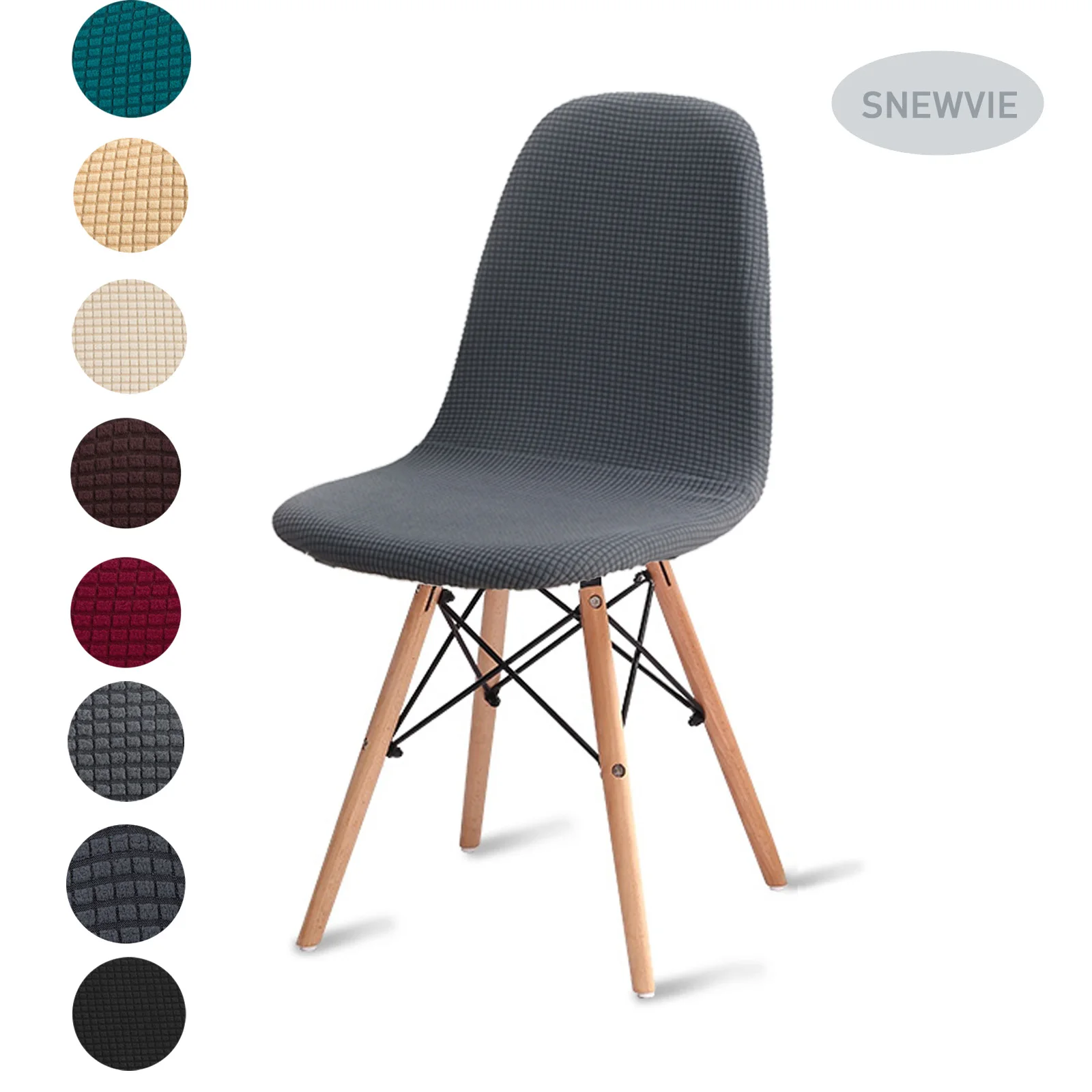 Alarmante Descripción del negocio Lucro Funda de asiento lavable para Eames, cubierta extraíble sin brazos para  SILLA, banquete, hogar, Hotel, 6 uds.|Cubiertas de silla| - AliExpress