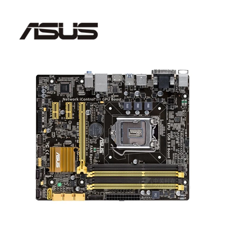 Для Asus B85M G настольная материнская плата B85 LGA 1150 для Core i7 i5 i3 SATA3 USB3.0 оригинальная б/у материнская плата|Материнские платы|   | АлиЭкспресс