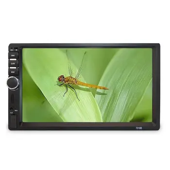 

Car Radio 7-inch Large Screen with Stereo Fm Radio Bluetooth Mp5 Player Rear View Camera 7018b
