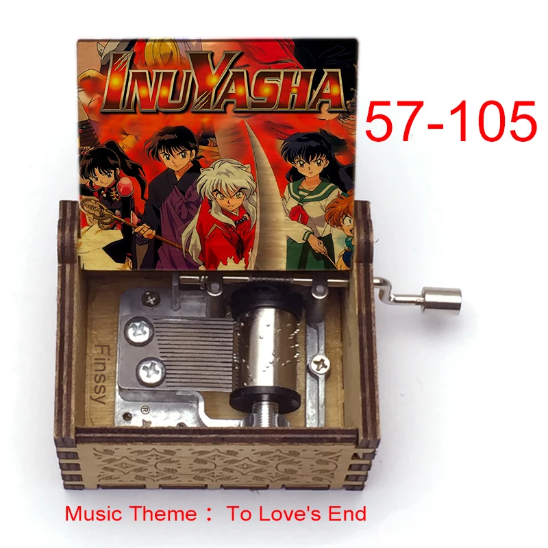 inuyasha The Love That Transcends Time music theme to love's end Sesshoumaru Hand Music Box kids Gift Caixa De Musica | Украшения и