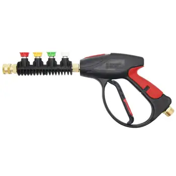 

4000PSI High Pressure Spray Gun Power Washer Water Wand Lance + 4 Nozzles