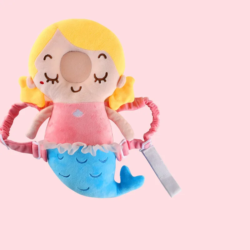 Princess (Flannel) Детская осенняя подушка для малышей, зимняя фланелевая детская подушка для головы, детская подушка для обучения ходьбе, защитная подушка для головы, безопасная защита - Цвет: Princess (Flannel)