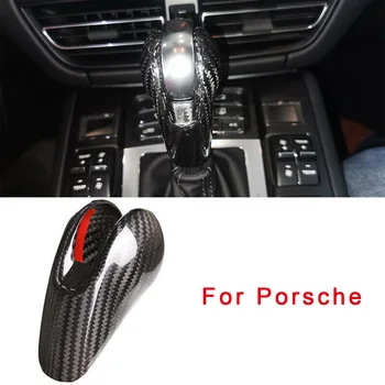 

Auto Gear Shift Knob Cover Cap Decor For Porsche MACAN 2014-2020 718 911