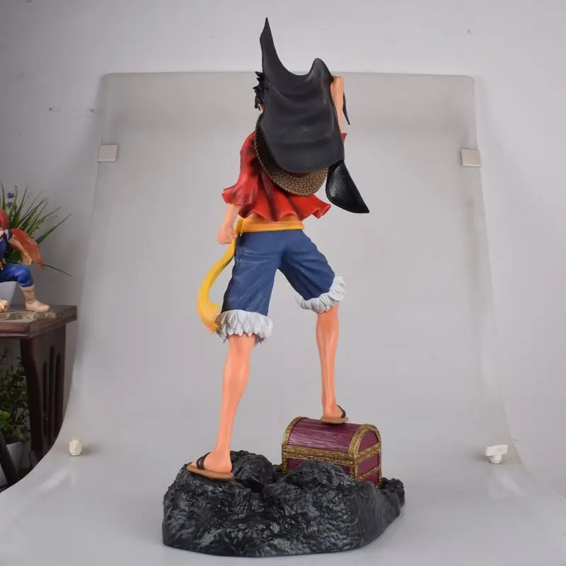 One piece GK фигурка большого размера Обезьяна D Луффи 1/4 Аниме ПВХ 60 см Коллекционная модель игрушки изысканный для детей подарок статуя Figma