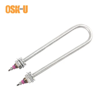 

304SUS Heating Element for Kitchenware M18 Thread U type Heating Pipe 220V/380V U Shape Heater Element 1.5KW/2KW/3KW/4KW