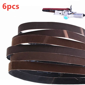 

6x 1 180/240/320/400/600/800 Grits Sanding Belt Aluminium Oxide Sander Abrasive