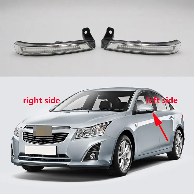 Car Outside Rearview Mirror Light Wing Door Side Mirror Turn Signal Lamp For Chevrolet Cruze J300 2009 2010 2011 2012 2013 2014