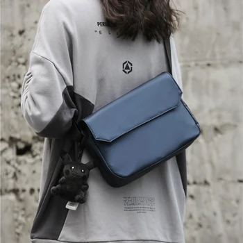 

High Quality Women Oxford Handbag Female Waterproof Strap Shoulder Bag Large Capacity Men Solid Color Flip Crossbody Bags Purse