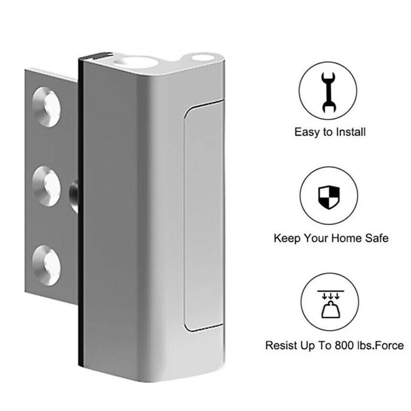 

Security Door Reinforcement Lock High Withstand Childproof for Home Toddler TN88
