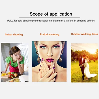 

110CM Taking Pictures 5 In 1 Nylon Collapsible Tool Round Light Reflector Multi Disc Studio Portable Photography Lighting
