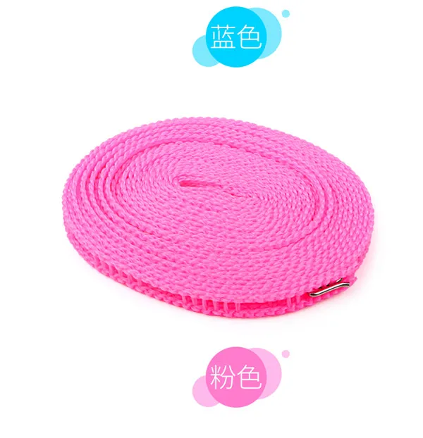 

New Design 3m Colorful Multifunctional Nylon Washing Clothes Line Rope Washing Line String 3m Hangers & Racks
