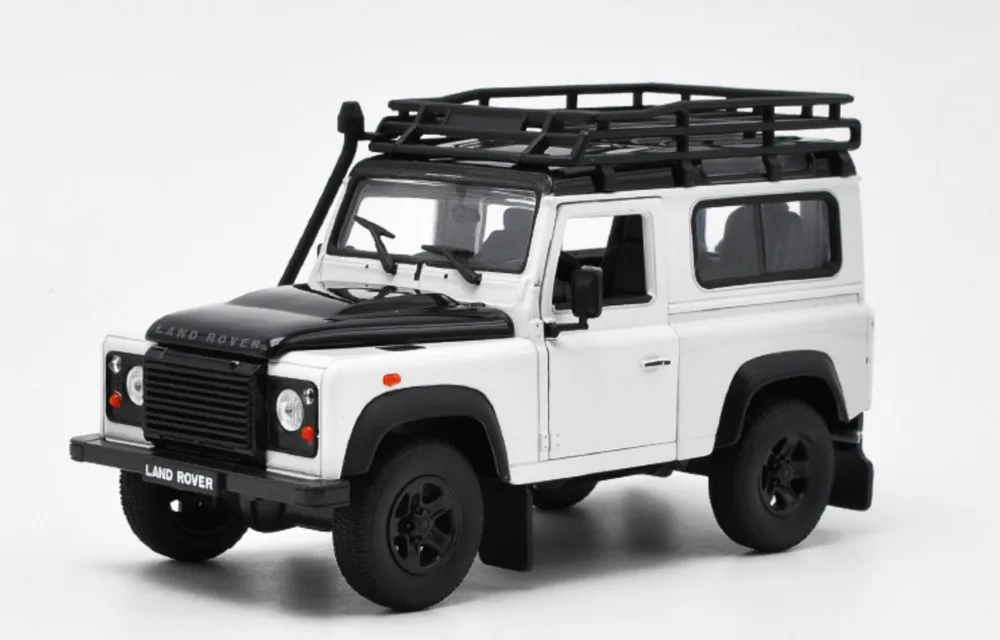 Welly 1/124 1:24 Ностальгический Land Rover Defender внедорожник автомобиль литье под давлением модель игрушки на день рождения для детей мальчиков и девочек