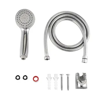 

3pcs High Pressure Multi-functions Handheld Shower Head with Hose Bracket for Home Bath Shower Excellent Performance