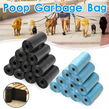 

20/Roll Dog Poop Bag Home Refill Trash Garbage Bags For Cat Pets Waste Poop Pick Up Collection Bag Outdoor Cleaning Supplies