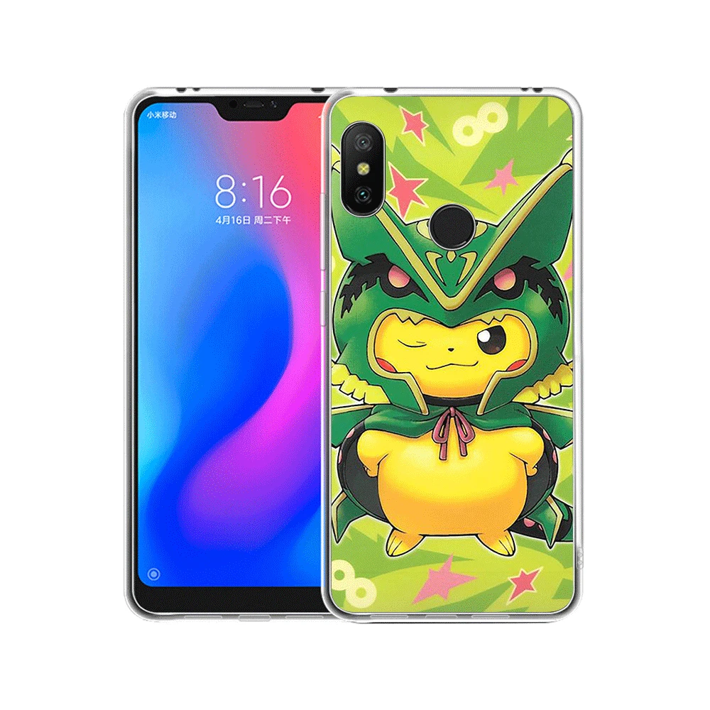 8 Чехол для телефона для Xiaomi mi CC9 CC9E 9T mi x 2 S, 6, 8, 9, SE A1 A2 5X 6X макс 3 A3 Pro Lite Чехол классный Покемон Пикачу узор - Цвет: 8