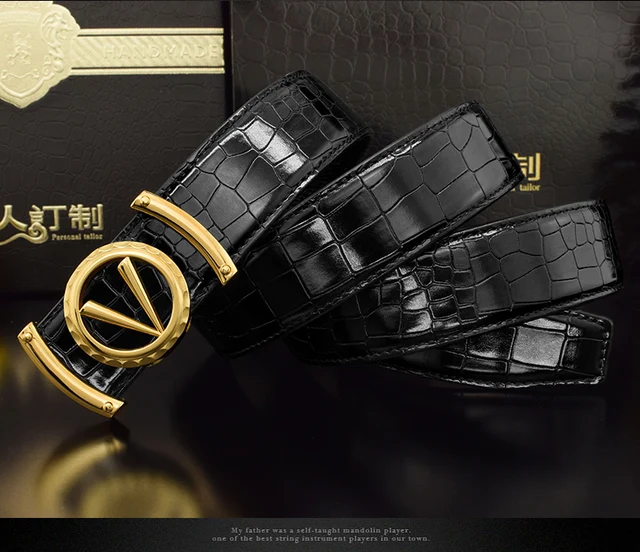 High Quality K Letter Smooth Buckle Men Designer Belts Luxury