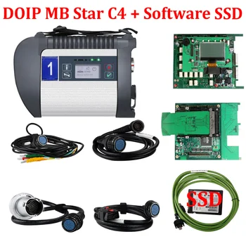

New MB STAR C4 Plus DOIP SD Connect C4 Star Diagnostic Tool with V2020.03 SSD DOIP C4 Support Wifi Better Than C6 VCI free ship