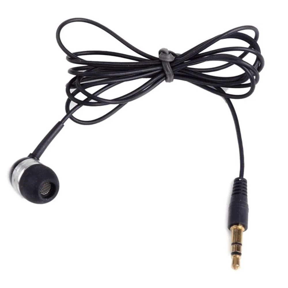 3 5 мм высококачественные односторонние моно наушники вкладыши гарнитура для