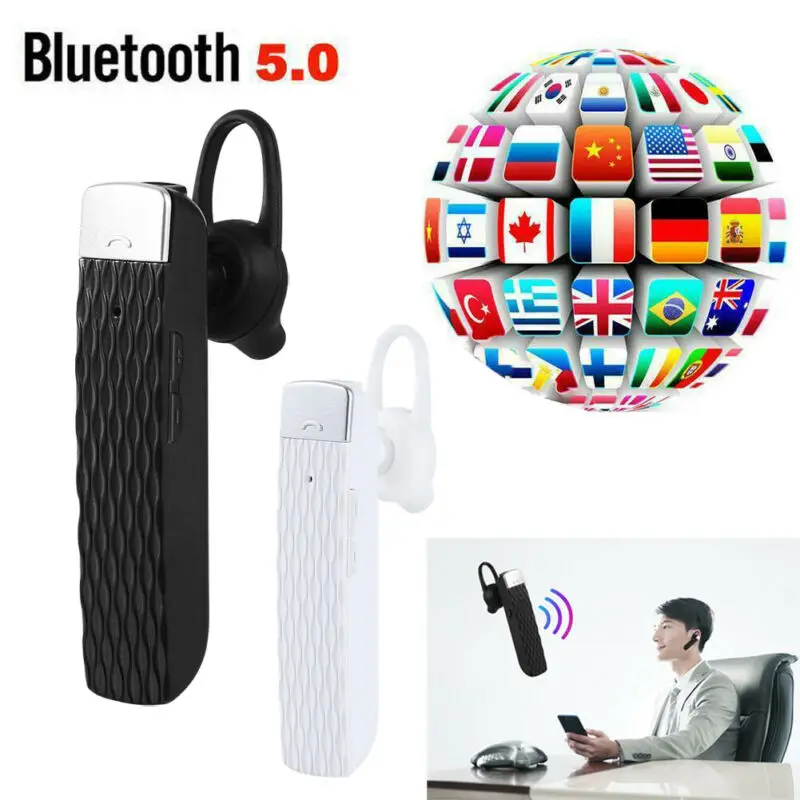 

T2 Smart Voice Translator Headset Portable Real Time Multi-Language smart translation headset