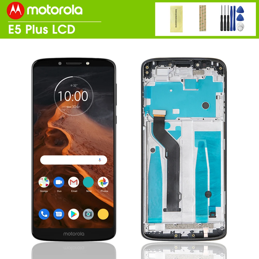 6 0 ''Оригинальный ЖК-дисплей для Motorola Moto E5 Plus xt54 сенсорный экран с