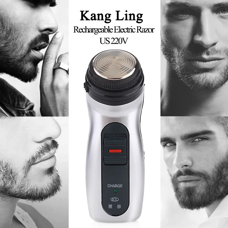 

Men'S Shaver Hair Trimmer Electric Shavers Silvery Fashion Razor Fast All Angle Beard Pocket Cleansing